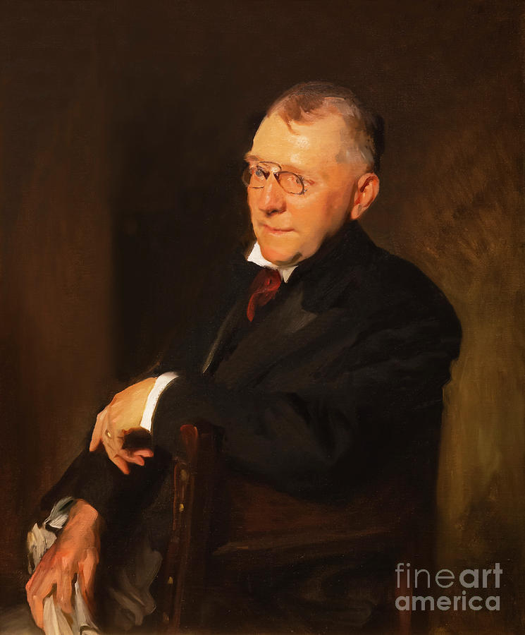 Portrait Of James Whitcomb Riley Photograph by Peter Barritt