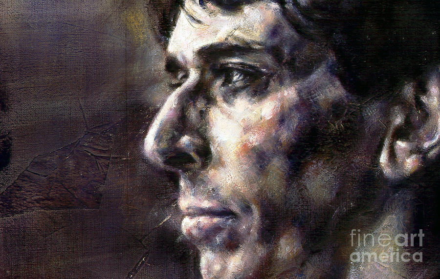 Portrait of John Cale #1 Painting by Ritchard Rodriguez