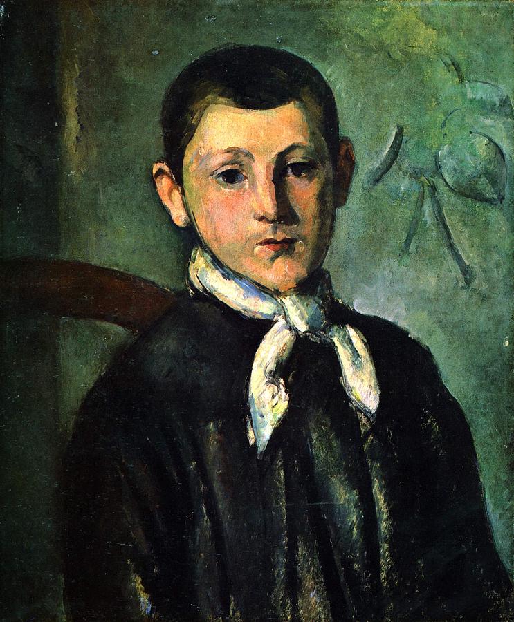 Portrait of Louis Guillaume #1 Painting by Paul Cezanne