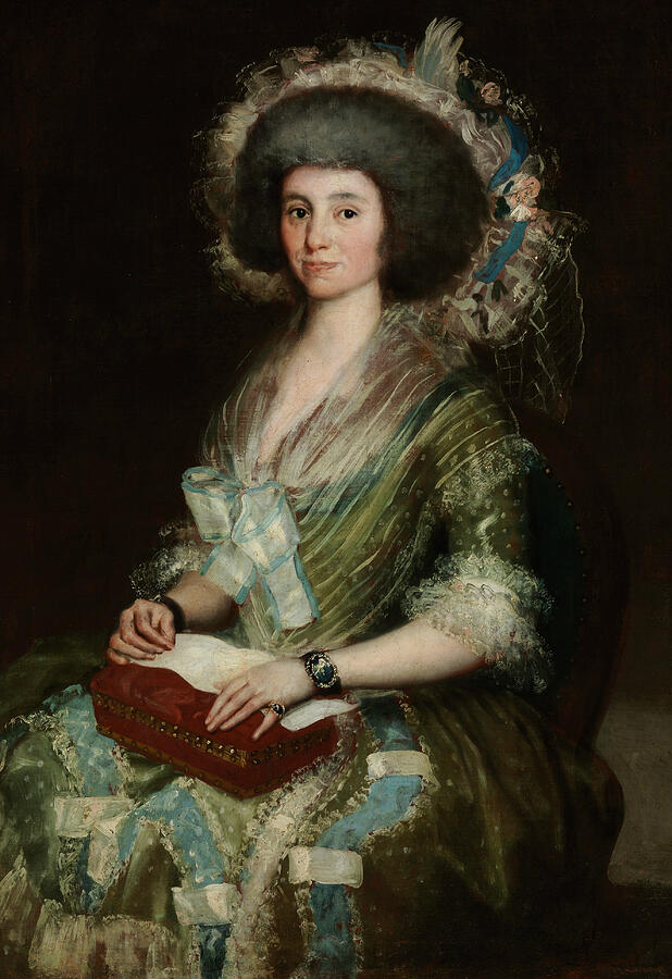 Portrait of Senora Cean Bermudez, from 1795 Painting by Francisco Goya