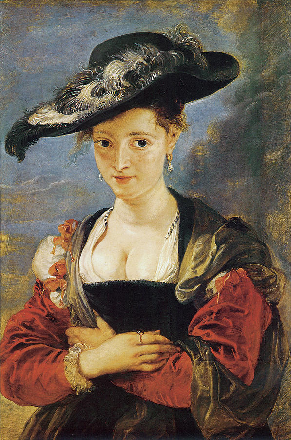 Portrait of Suzanne Fourment #1 Photograph by Peter Paul Rubens