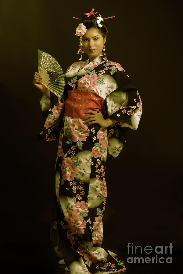 Portrait of Young Japanese Lady #1 Photograph by Kiran Joshi