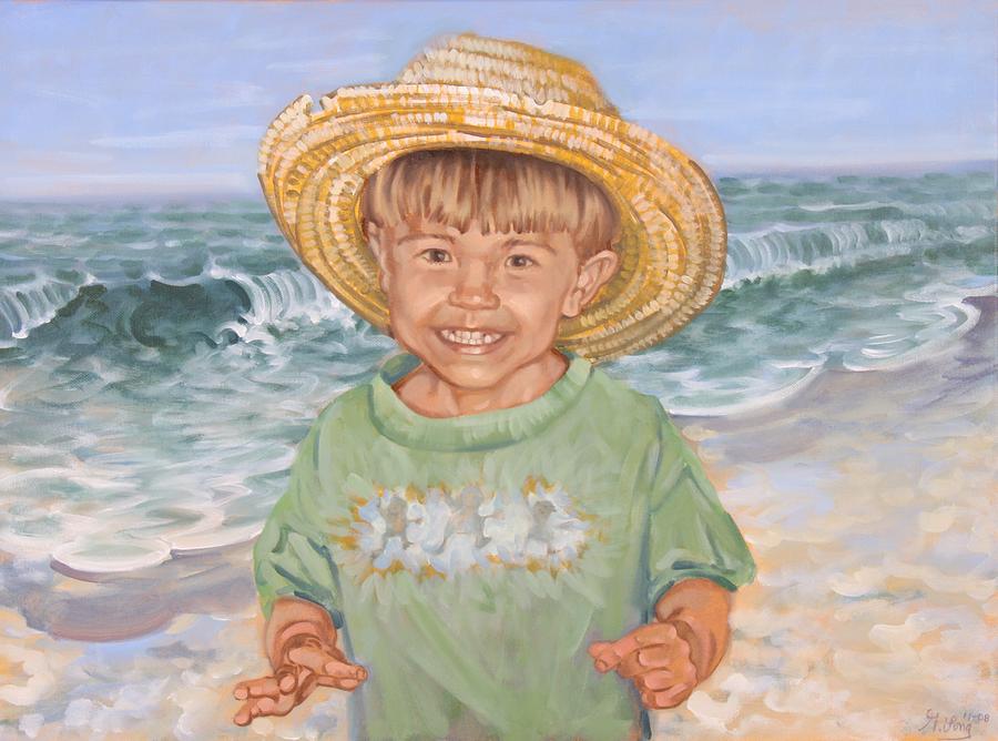 Ocean Boy #1 Painting by Gary M Long