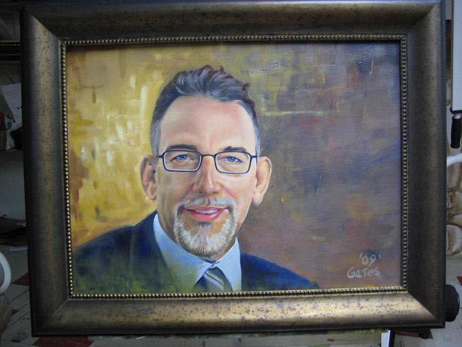 Portrait #1 Painting by Todd  Gates
