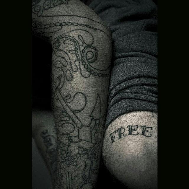 Portrait Photograph - #portraits Of #tattoos #1 by Matt Keeson