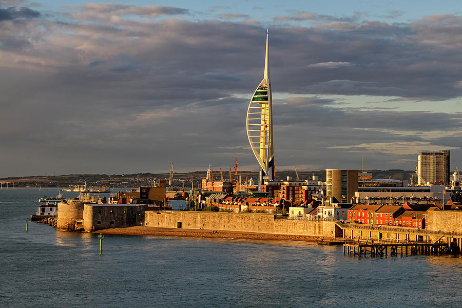 Portsmouth Harbour England  #1 Photograph by Shirley Mitchell