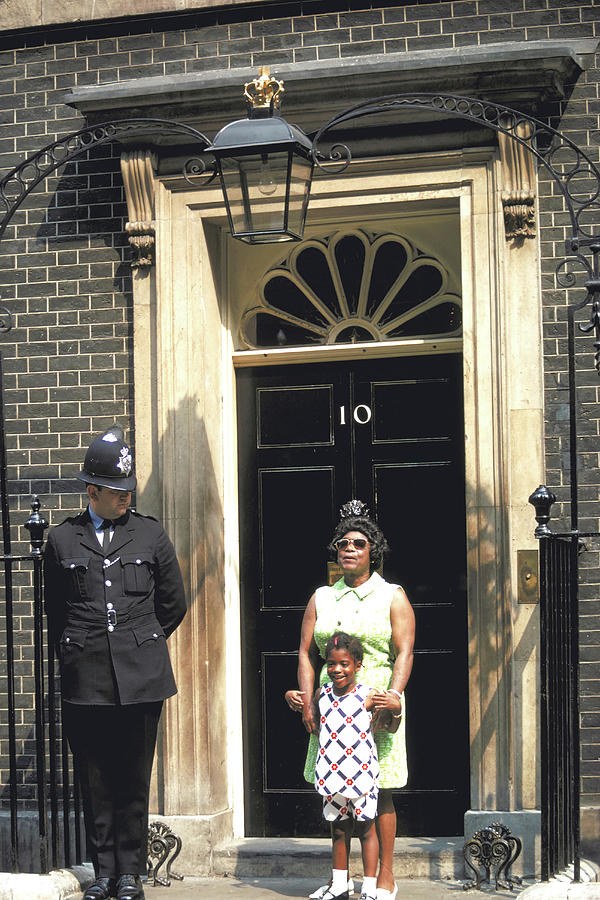Posing At 10 Downing Street Photograph