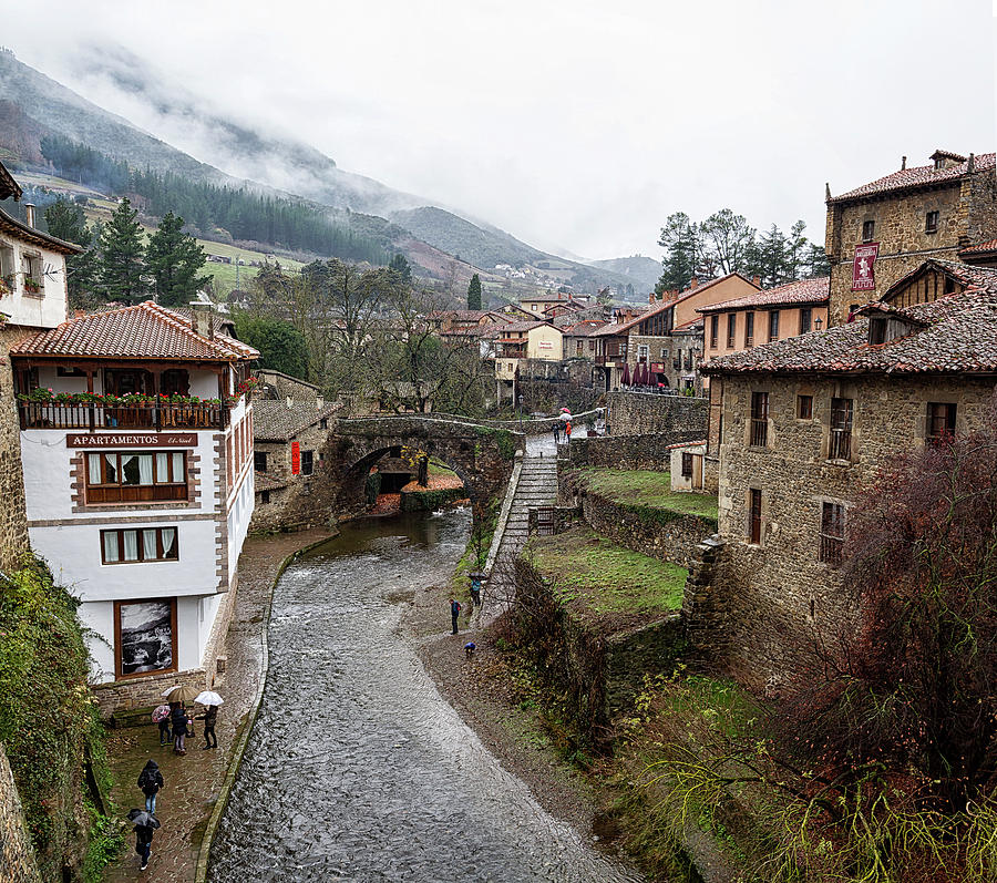 Potes Spain #1 Photograph by Shirley Mitchell