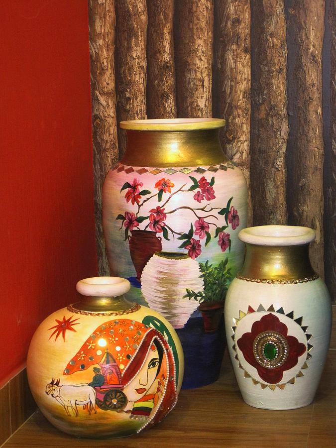Pot Ceramic Art - Pots #1 by Xafira Mendonsa