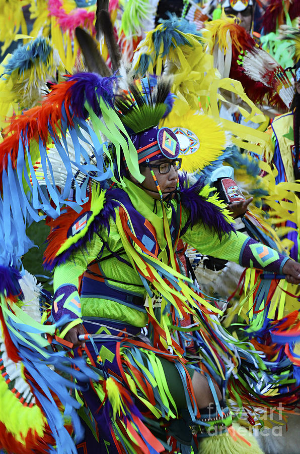 Music Photograph - Pow Wow Beauty Of The Past 2 by Bob Christopher