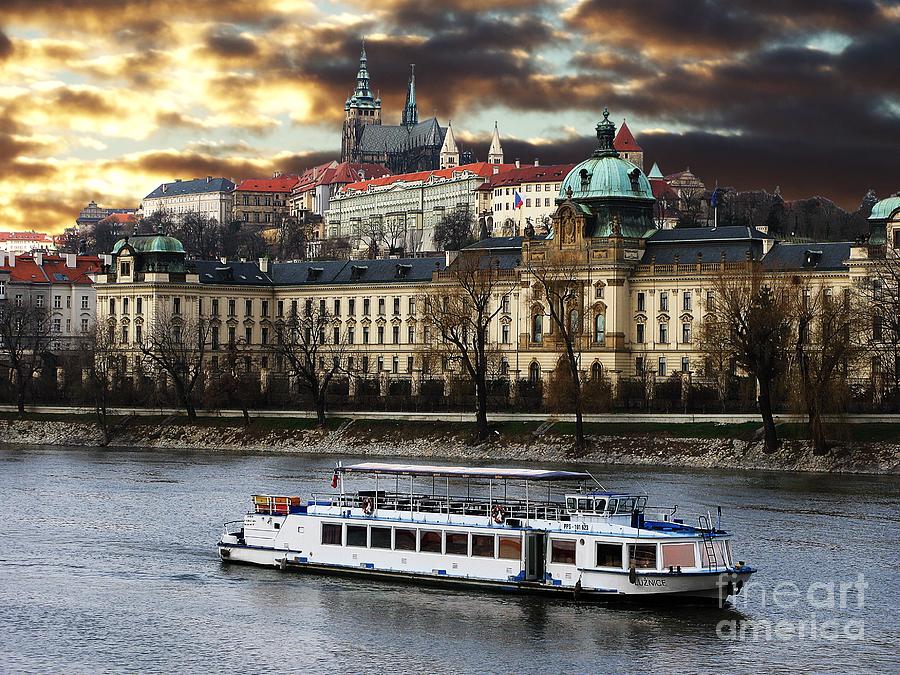 Prague by the Water #1 Photograph by Don Kenworthy