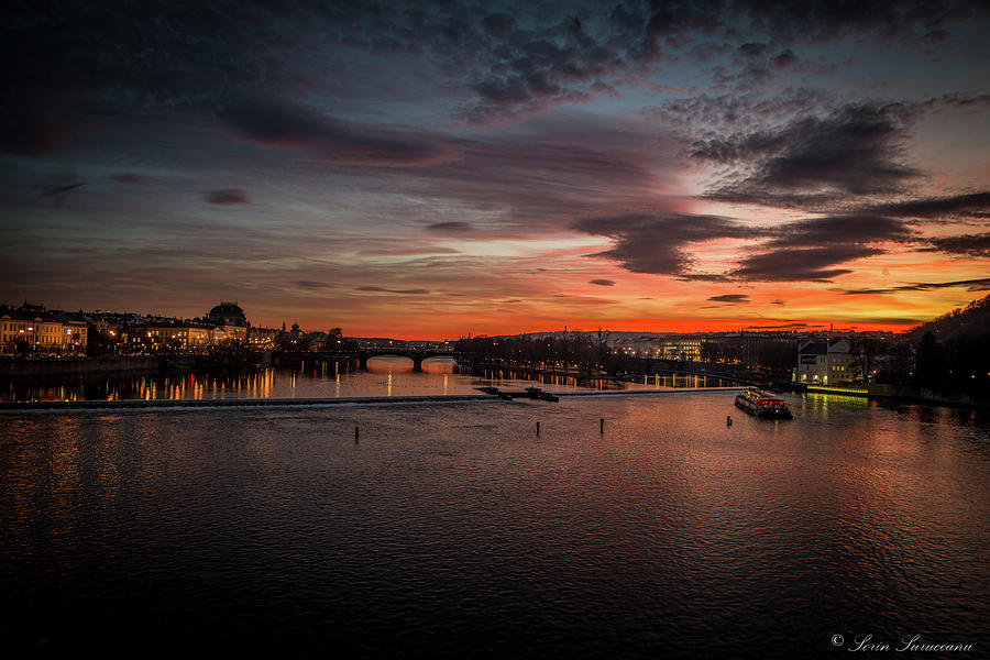 Sunset Photograph - Prague #1 by Sorin Suruceanu