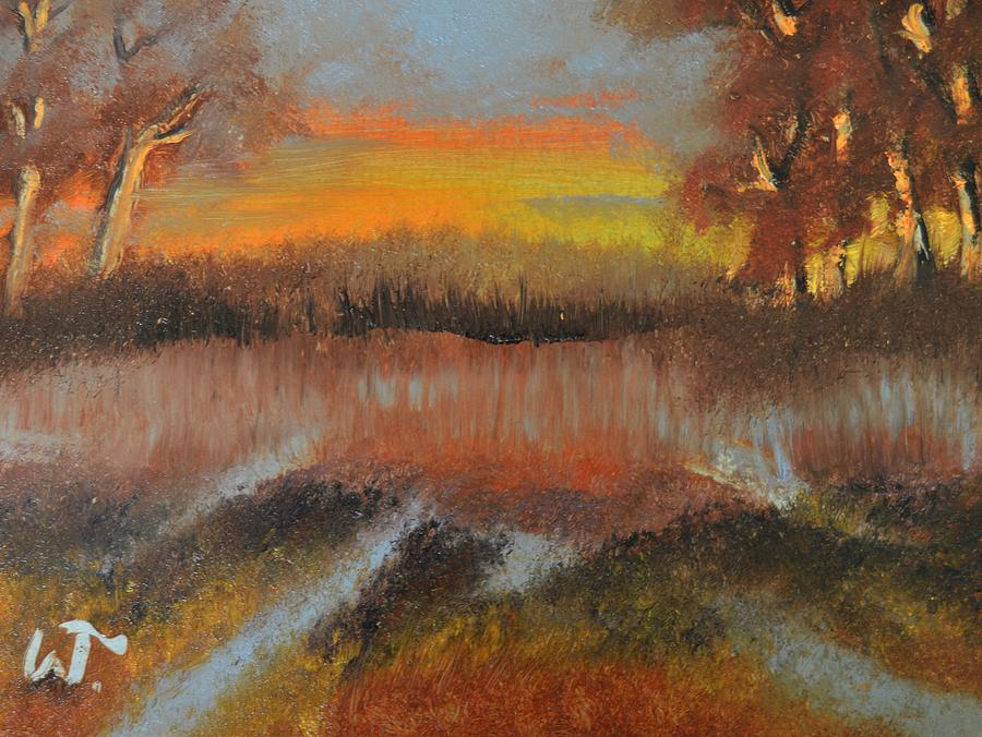 Prairie Sunrise #2 Painting by Warren Thompson