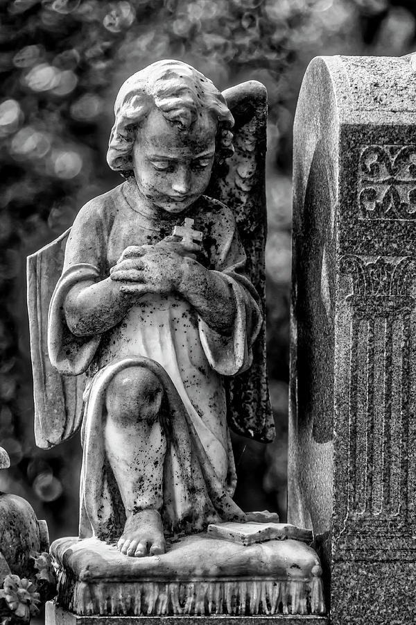 Praying Angel #1 Photograph by Garry Gay