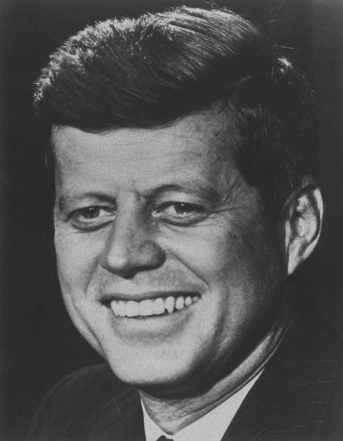 President John F. Kennedy #2 Photograph by War Is Hell Store