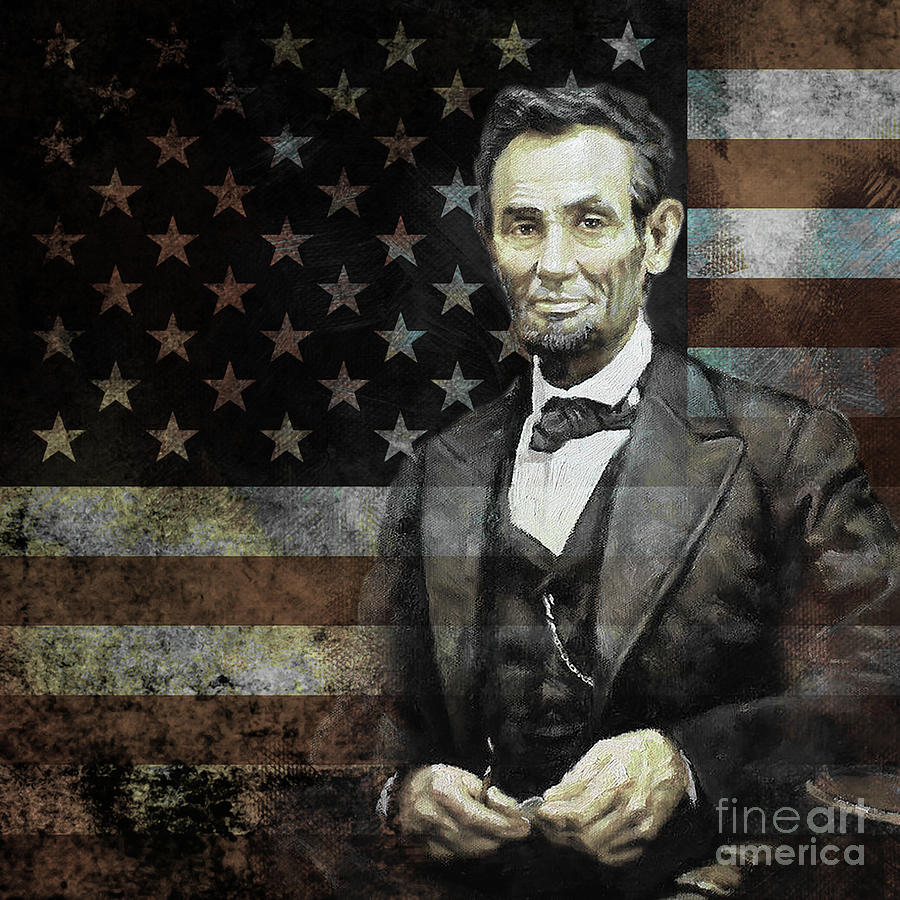 President Lincoln  #2 Painting by Gull G
