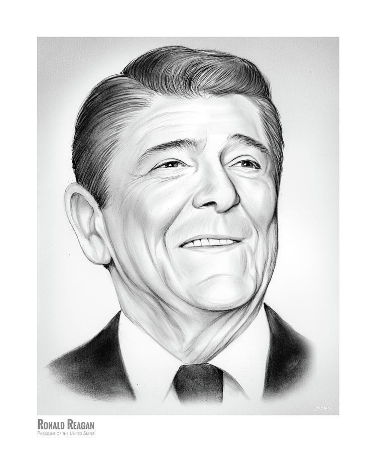 President Ronald Reagan Drawing