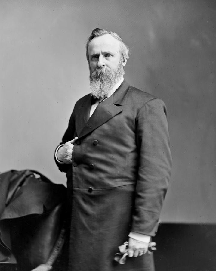 Portrait Photograph - President Rutherford B Hayes #1 by International  Images