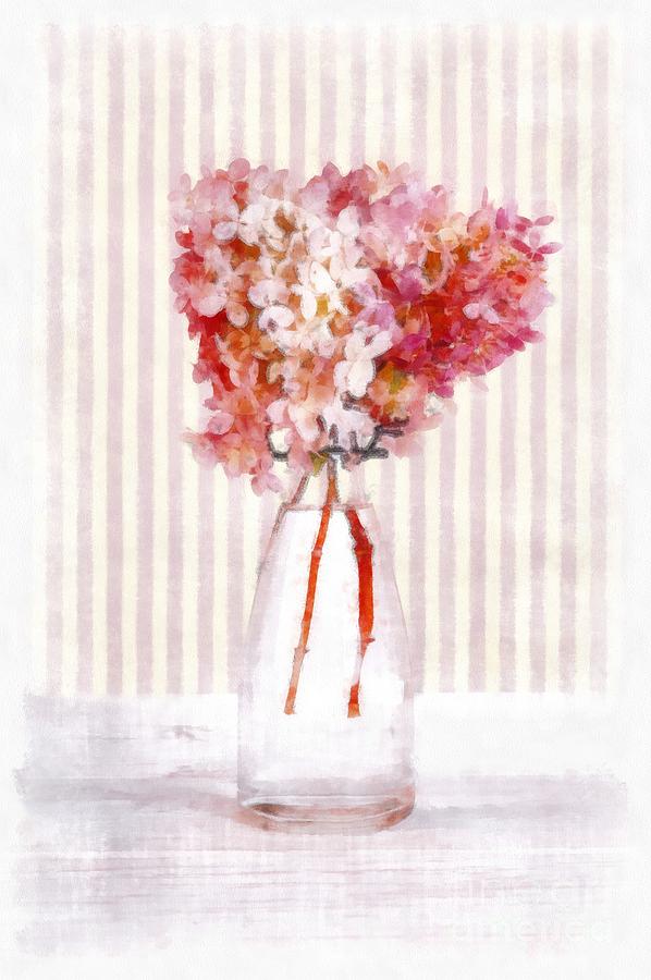 Flower Painting - Pretty in Pink #1 by Edward Fielding
