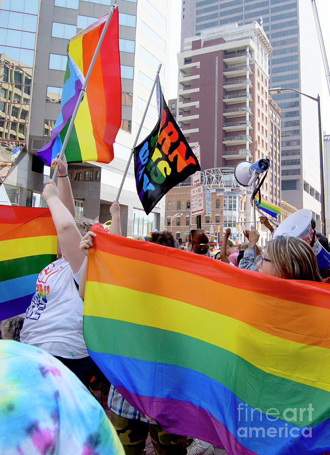 Pride Parade, Columbus, Ohio Photograph by Michelle Cyr