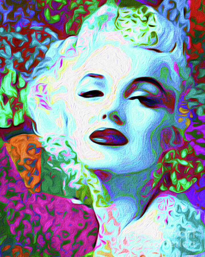 Marilyn Monroe Painting - Women in Paint - Marilyn Monroe by Chris Andruskiewicz