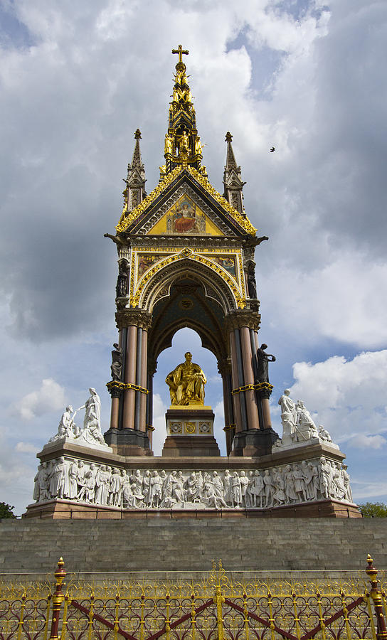 Prince Albert memorial statue  #1 Photograph by David French