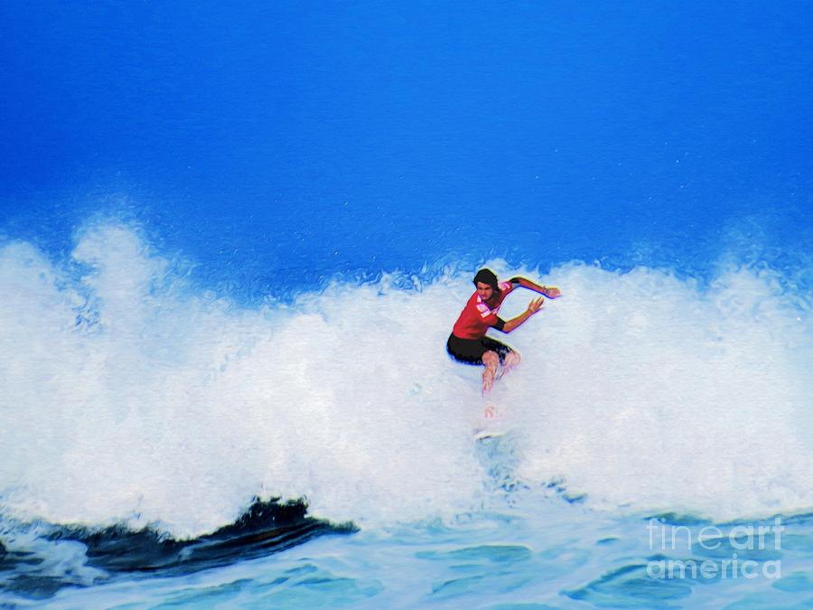 Pro Surfer Alex Ribeiro #1 Photograph by Scott Cameron