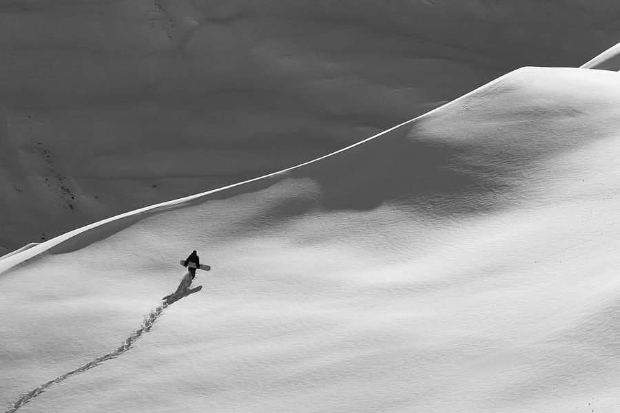 Professional Snowboarder, Gigi R #1 Photograph by Dean Blotto Gray