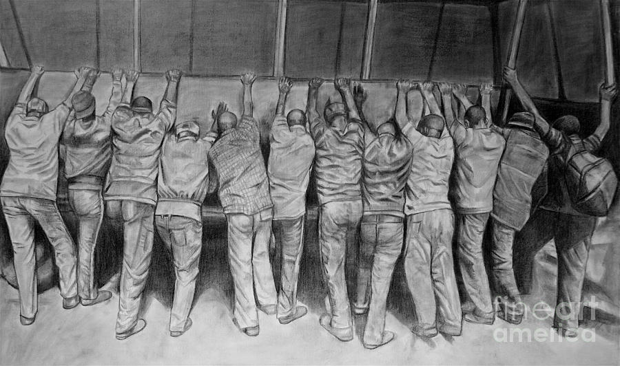 Protest Drawing by Curtis James | Fine Art America