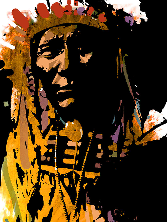 Proud Chief #1 Painting by Paul Sachtleben