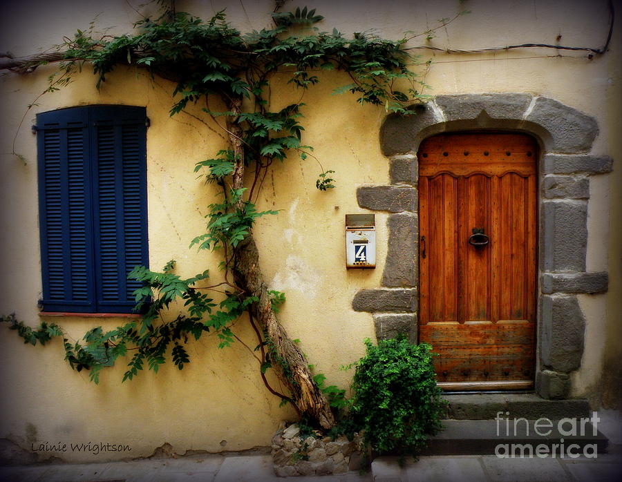 Door Photograph - Provence Door Number 4 #1 by Lainie Wrightson