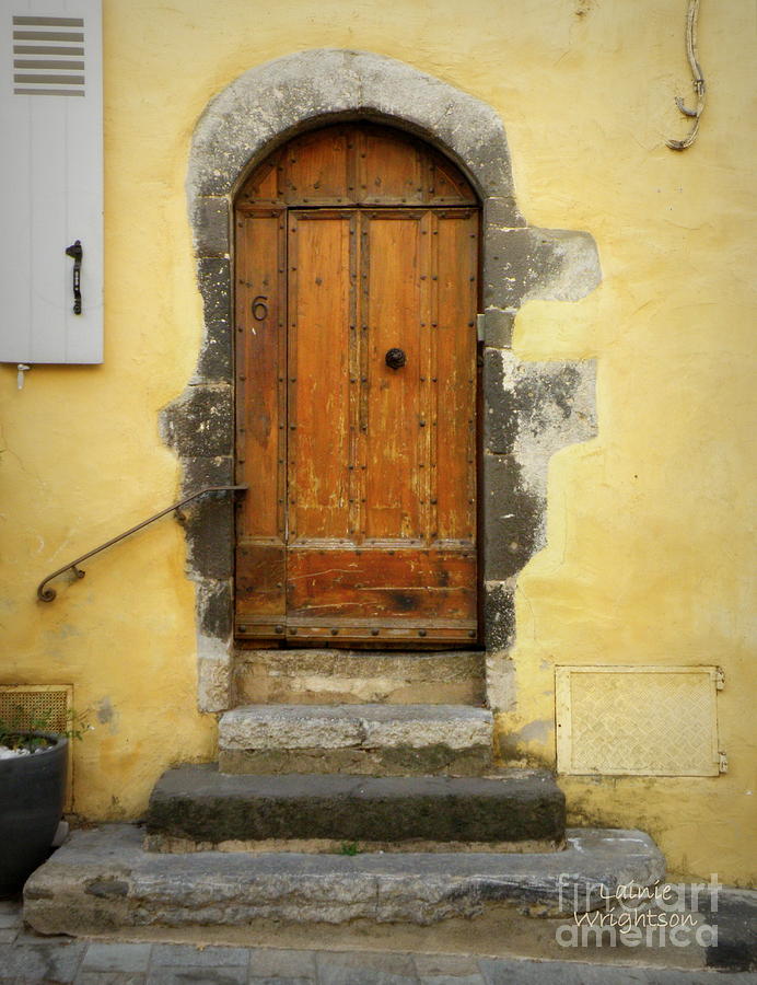 Provence Door Number 6 #1 Photograph by Lainie Wrightson