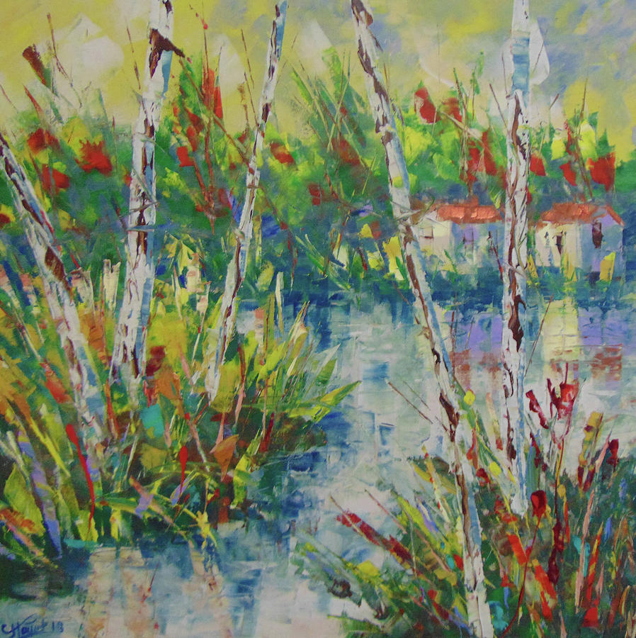 Provence South of France #1 Painting by Frederic Payet