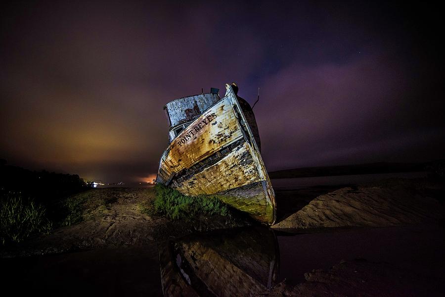 Pt Reyes Shipwreck #1 Photograph by Janet Kopper