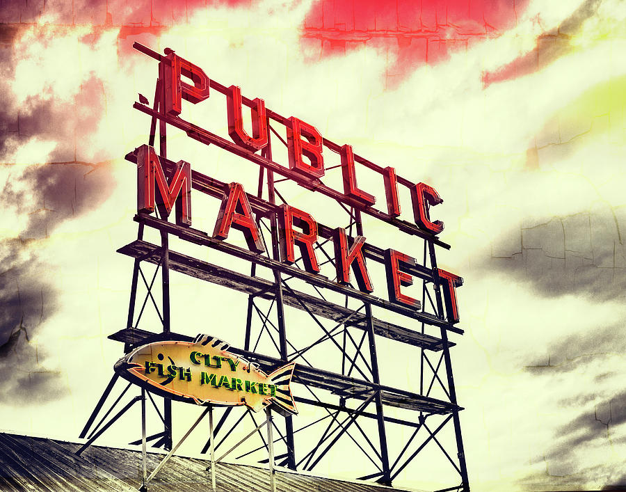 Public Market #2 Digital Art by Susan Stone