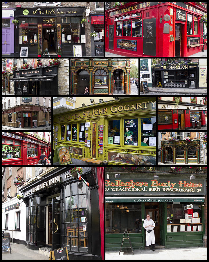 Pubs Of Dublin Photograph