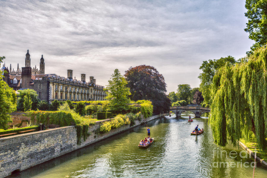 River Cam in Cambridge 2 Photograph by Ian Dagnall
