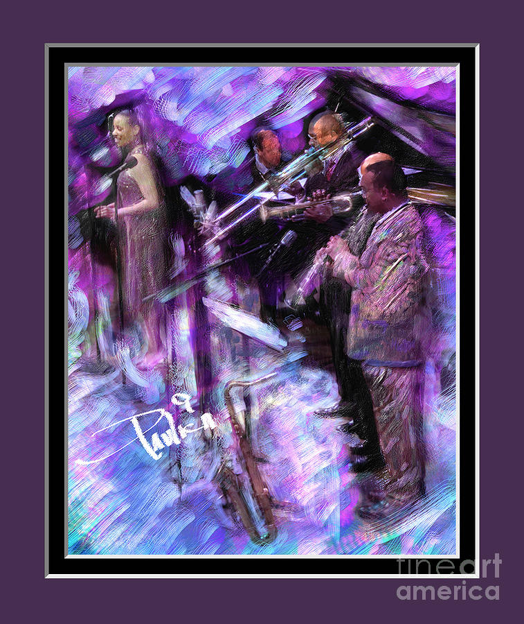 Purple Jazz #1 Digital Art by Donald Pavlica
