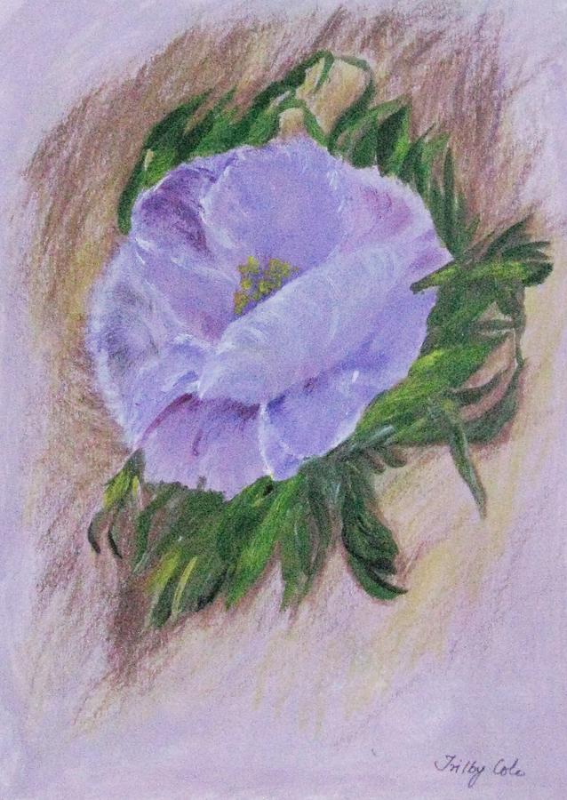 Purple Passion Painting by Trilby Cole