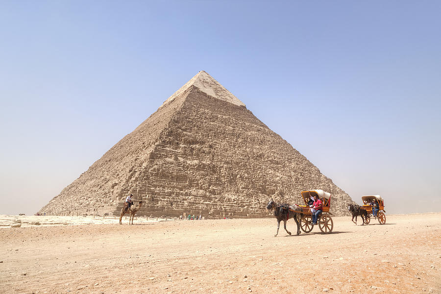 Desert Photograph - Pyramid of Khafre - Egypt #1 by Joana Kruse