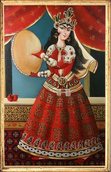 modern qajar painting