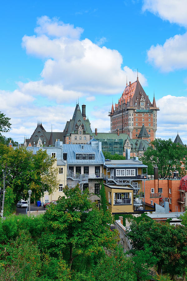 Quebec City cityscape  #1 Photograph by Songquan Deng