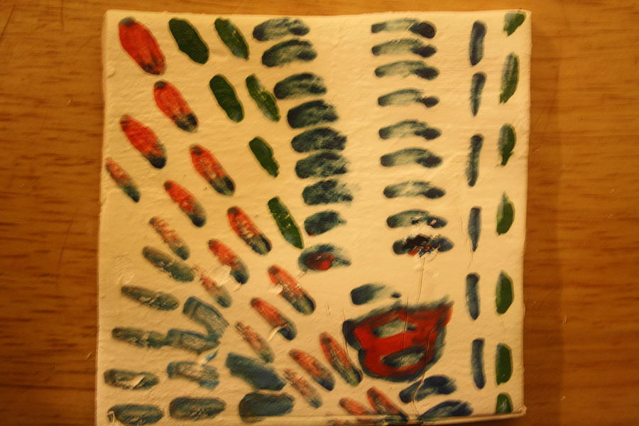 Queen Esther - tile #1 Ceramic Art by Gloria Ssali