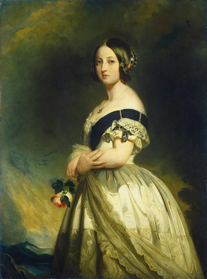 Queen Victoria Painting by Franz Xaver Winterhalter - Fine Art America