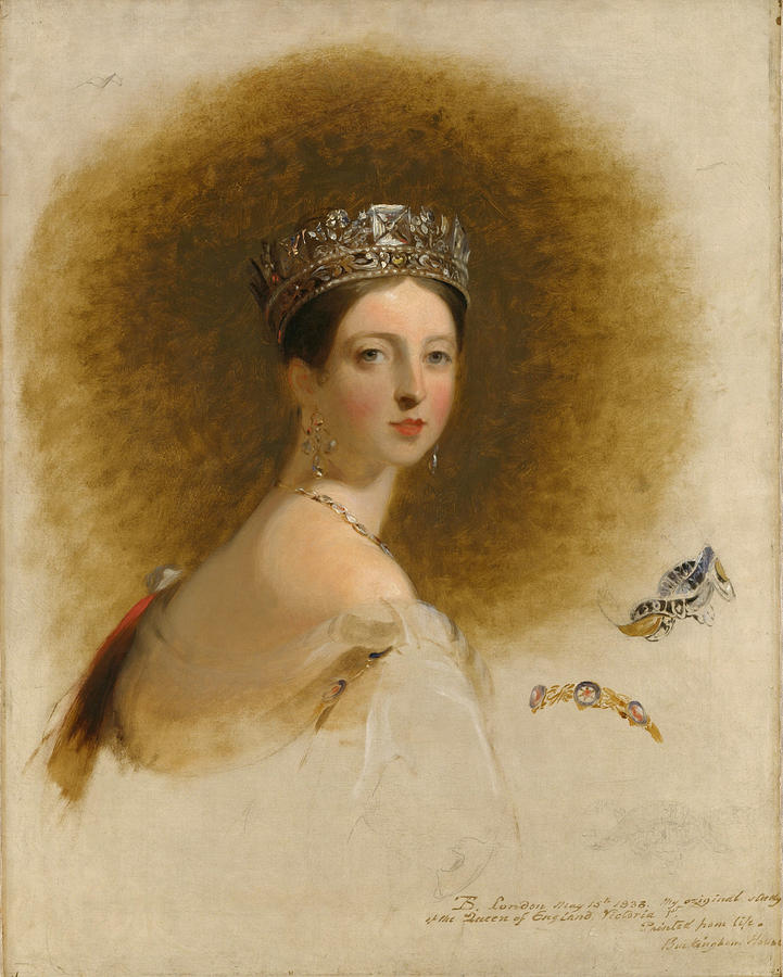 Queen Victoria #1 Painting by Thomas Sully