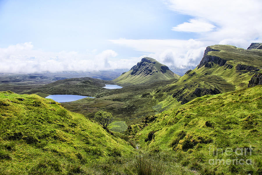 Quirang landscape on Isle of Skye Photograph by Patricia Hofmeester