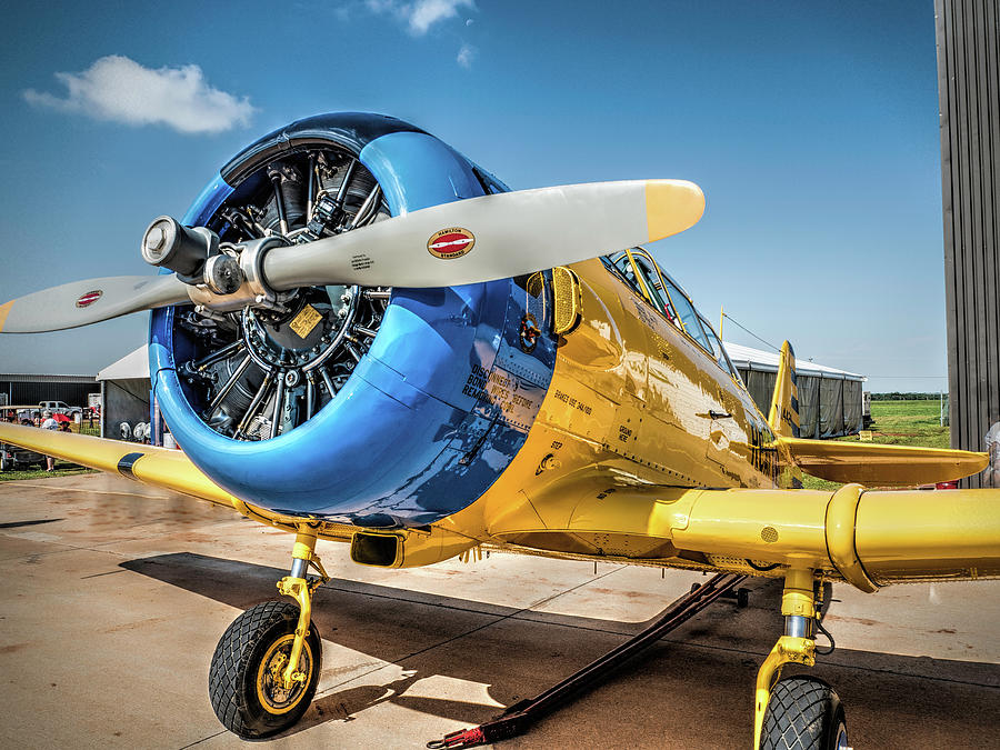 R C A F North American T-6 Texan V4 Photograph by John Straton