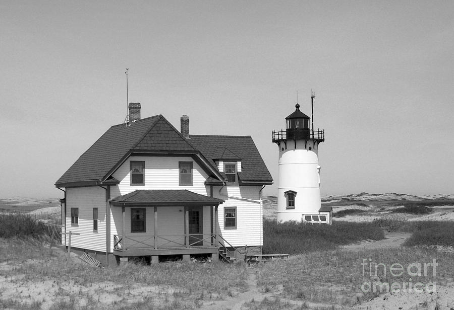 Race Point Lighthouse Ma #4 Photograph by Skip Willits