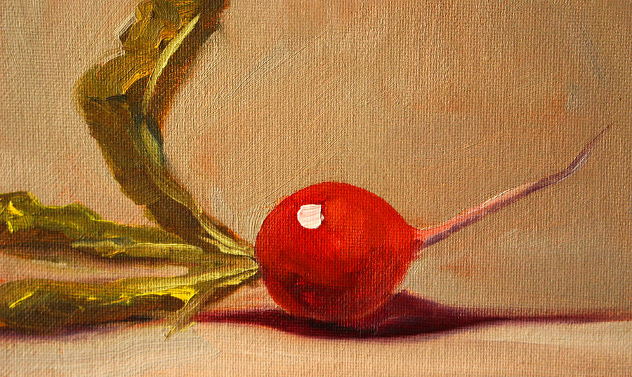 Radish #2 Painting by Nancy Merkle