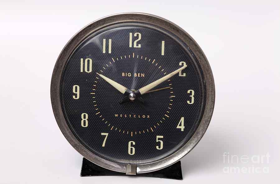 Radium Dial On Clock #1 Photograph by Ted Kinsman